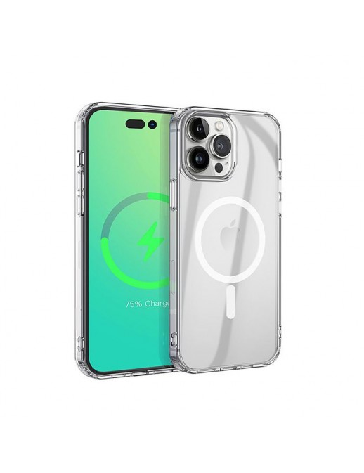 ES67140008 ES67140008 eSTUFF iPhone 14 Pro Max BERLIN Magnetic Hybrid Cover - Transparent Apple iPhone 14 Pro Max