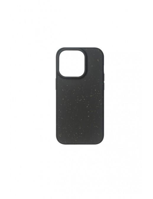 ES67160006-BULK ES67160006-BULK eSTUFF iPhone 14 Pro COPENHAGEN Biodegradable Cover - Black Apple iPhone 14 Pro