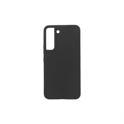 ES673188-BULK ES673188-BULK eSTUFF Samsung Galaxy S22 MADRID Silicone Cover - Black Samsung Galaxy (Mobilephone) S22 5G