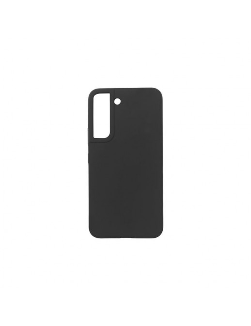 ES673188-BULK ES673188-BULK eSTUFF Samsung Galaxy S22 MADRID Silicone Cover - Black Samsung Galaxy (Mobilephone) S22 5G