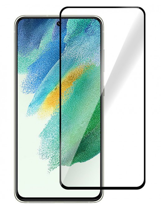 ES504087 ES504087 eSTUFF Samsung Galaxy S21 FE 5G Full Cover Screen Protector. Titan Shield® Samsung Galaxy (Mobilephone) S21...
