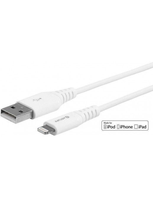 ES601004-BULK ES601004-BULK eSTUFF Lightning Cable MFI 0.15m White Apple iPad Pro 9.7-inch, Pro 12.9-inch (2017, 2nd gen., A1...