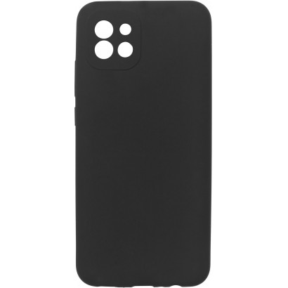 ES673191-BULK ES673191-BULK eSTUFF Samsung Galaxy A03 MADRID Silicone Cover - Black Samsung Galaxy (Mobilephone) A03 (2022)