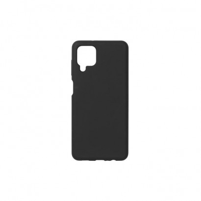 ES673146-BULK ES673146-BULK eSTUFF Samsung Galaxy Galaxy A12 MADRID Silicone Cover - Black Samsung Galaxy (Mobilephone) A12 (...