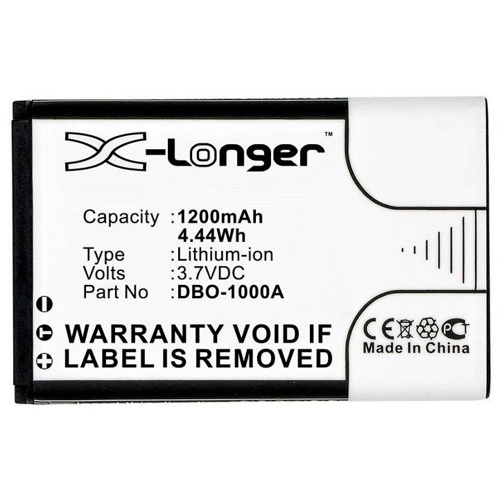 MBXMP-BA483 CoreParts Mobile Battery for Doro 4.44Wh Li-ion 3.7V 1200mAh Black for Doro Mobile, SmartPhone 1370, 1372, 2404, 604