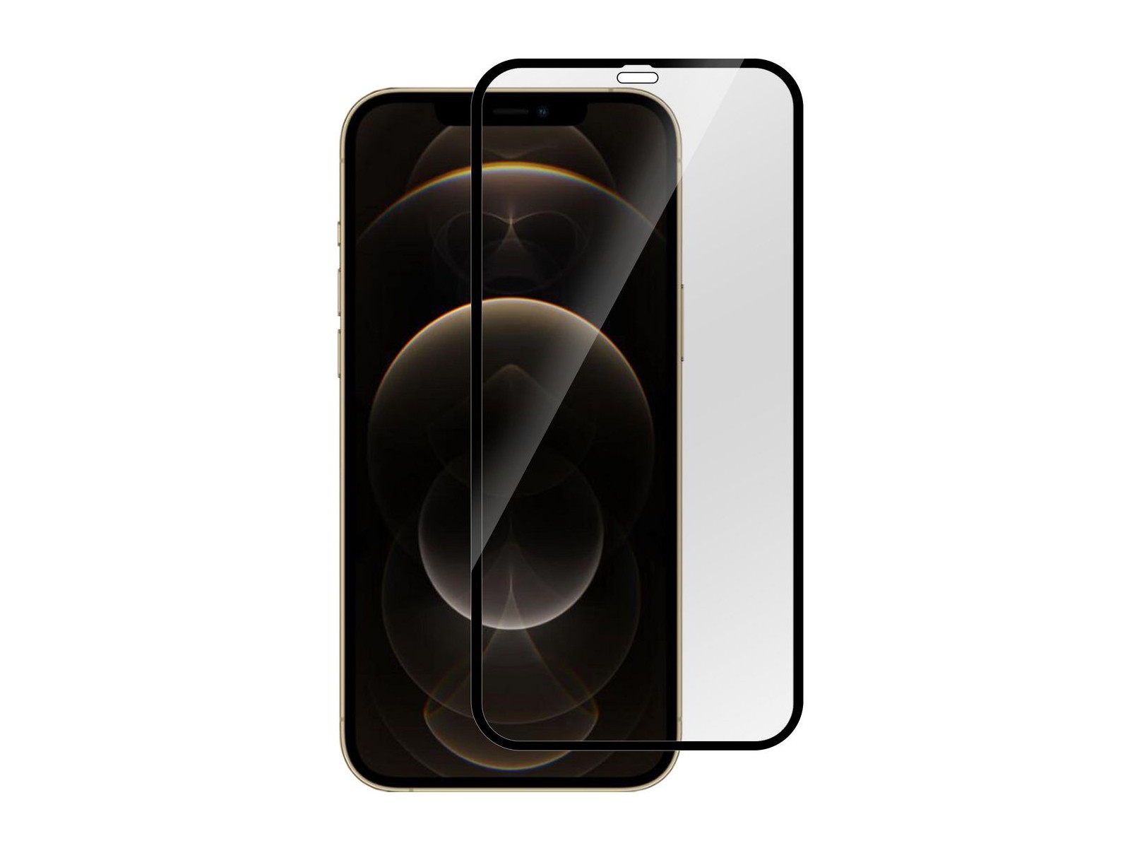 ES501163 ES501163 eSTUFF iPhone 12 Pro Max Full Cover Screen Protector. Titan Shield® Apple iPhone 12 Pro Max