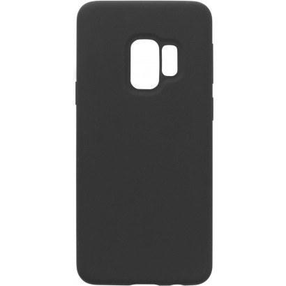 ES673000-BULK ES673000-BULK eSTUFF Samsung Galaxy S9 MADRID Silicone Cover - Black Samsung Galaxy (Mobilephone) S9