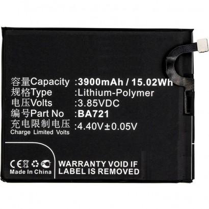 MOBX-BAT-MX721SL MOBX-BAT-MX721SL CoreParts Battery for Meilan Mobile 14.82Wh Li-ion 3.8V 3900mAh, Note 6 BA721