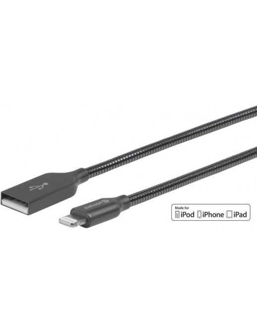 ES601065 ES601065 eSTUFF Lightning Cable MFI 0,5m Gunmetal ME291ZM/A BULK, ME291ZM/A Apple iPad Pro 9.7-inch, Pro 12.9-inch (...