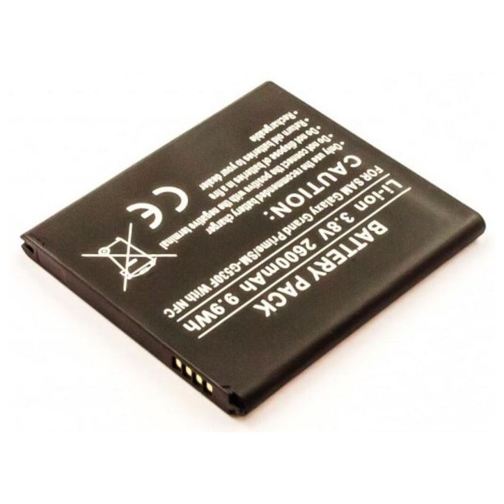 MBXSA-BA0120 CoreParts Battery for Samsung 9.9Wh Li-Pol 3.8V 2600mAh Galaxy J5 NFC, Galaxy J3, J5, Grand Prime, Grand Prime Duos