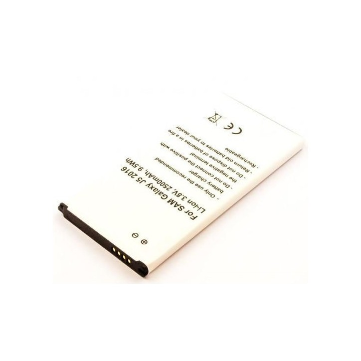 MBXSA-BA0042 CoreParts Battery for Samsung 9.5Wh Li-ion 3.8V 2500mAh Battery Samsung Galaxy J5 2016 EB-BJ510CBC, EB-BJ510CBE, GH