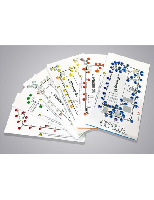 MOBX-TOOLS-043 MOBX-TOOLS-043 CoreParts iScrews for iPhone 7, White Apple iPhone 7 Plus, 7