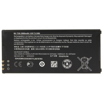 MBP1182 MBP1182 CoreParts Battery for Mobile 7.6Wh Li-ion 3.8V 2.0Ah Microsoft Lumia 650 BV-T3G Nokia Mobile Lumia 650