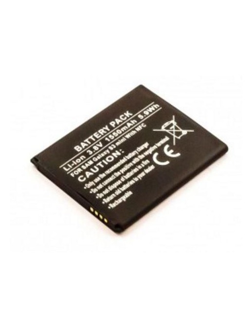 MSPP2820 MSPP2820 CoreParts Battery for Samsung Mobile 5.89Wh Li-ion 3.8V 1550mAh, Samsung Galaxy S3 mini I8190 NFC EM-F1M7FL...