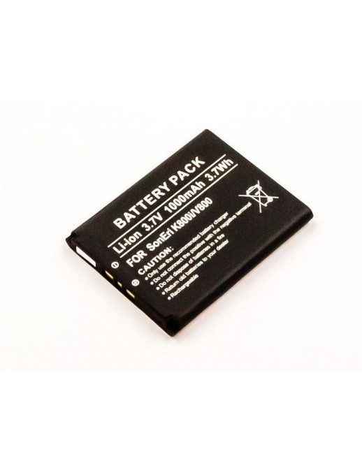MSPP0156 MSPP0156 CoreParts Battery for Sony Mobile 3.7Wh Li-ion 3.7V 1000mAh, Sony Ericsson BST-33 BST-33 Sony Ericsson Mobi...