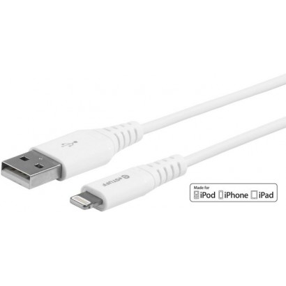 ES601004 ES601004 eSTUFF Lightning Cable MFI 0.15m White Apple iPad Pro 9.7-inch, Pro 12.9-inch (2017, 2nd gen., A1671), Pro ...