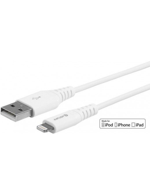 ES601004 ES601004 eSTUFF Lightning Cable MFI 0.15m White Apple iPad Pro 9.7-inch, Pro 12.9-inch (2017, 2nd gen., A1671), Pro ...