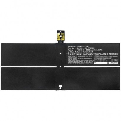 MBXTAB-BA067 MBXTAB-BA067 CoreParts Battery for Microsoft Tablet 44.66Wh Li-Pol 7.57V 5900mAh Black for Microsoft Tablet Surf...