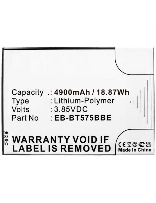 MBXTAB-BA218 MBXTAB-BA218 CoreParts Battery for Samsung Tablet 19Wh Li-Polymer 3.85V 4900mAh, Black for Galaxy Tab Active 3, ...