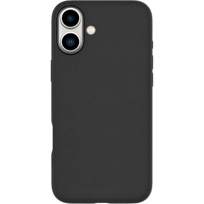 ES67160020 ES67160020 eSTUFF iPhone 16 INFINITE VENICE Magnetic Leather Cover - Black - 86% recycled material Apple iPhone 16