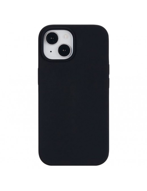 ES67120025 ES67120025 eSTUFF iPhone 15 INFINITE RIGA Silicone Cover - Black - 76% recycled material Apple iPhone 15