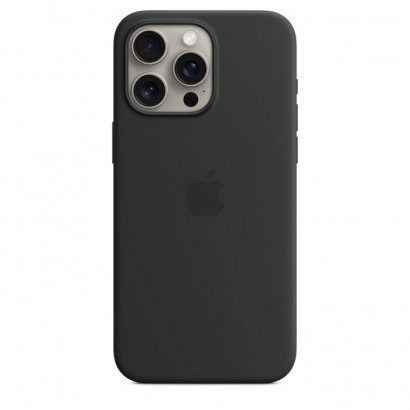 MT1M3ZM/A MT1M3ZM/A Apple Iphone 15 Pro Max Silicone Case With Magsafe - Black