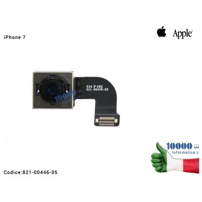 821-00446-05 Fotocamera Posteriore [12MP] APPLE iPhone 7 7G (A1660) (A1778) (A1779) Rear Back Camera