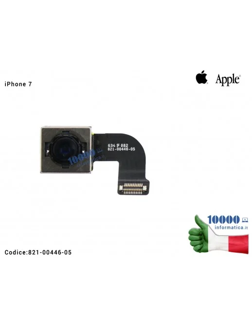 821-00446-05 Fotocamera Posteriore [12MP] APPLE iPhone 7 7G (A1660) (A1778) (A1779) Rear Back Camera