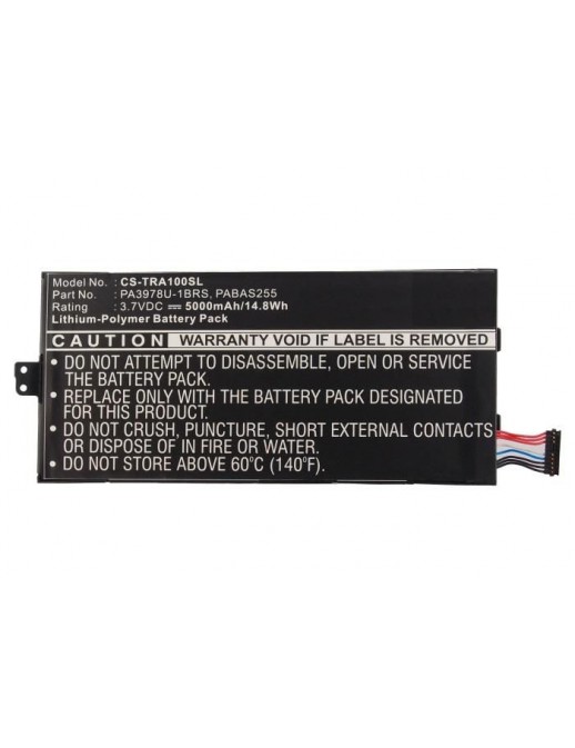 MBXTAB-BA122 MBXTAB-BA122 CoreParts Battery for Toshiba Tablet 14.8Wh Li-Pol 3.7V 5000mAh Black for Toshiba Tablet Regza AT1S...