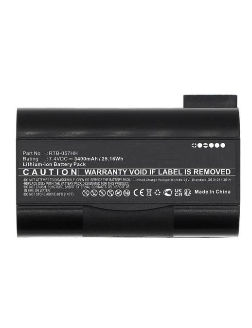 MBXTAB-BA241 MBXTAB-BA241 CoreParts Battery for WINMATE Tablet 7.4V 3400mAh 25.16Wh R05I98H-RTD1 RTB-057HH