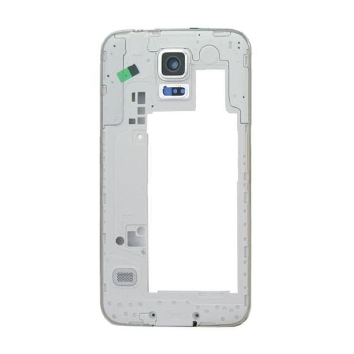 GH96-07236B Samsung Middle Frame, White, With Black Camera Lens for SM-G900F