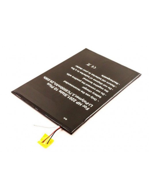 TABX-BAT-HPS100SL TABX-BAT-HPS100SL CoreParts Battery for HP Mobile 29.6Wh Li-ion 3.7V 8000mAh, FOR 2201, SLATE 10 PLUS 78110...