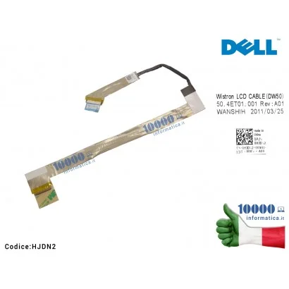 HJDN2 Cavo Flat LCD DELL Vostro 3500 V3500 WISTRON 50.4ET01.001 0HJDN2 HJDN2 CN-0HJDN2