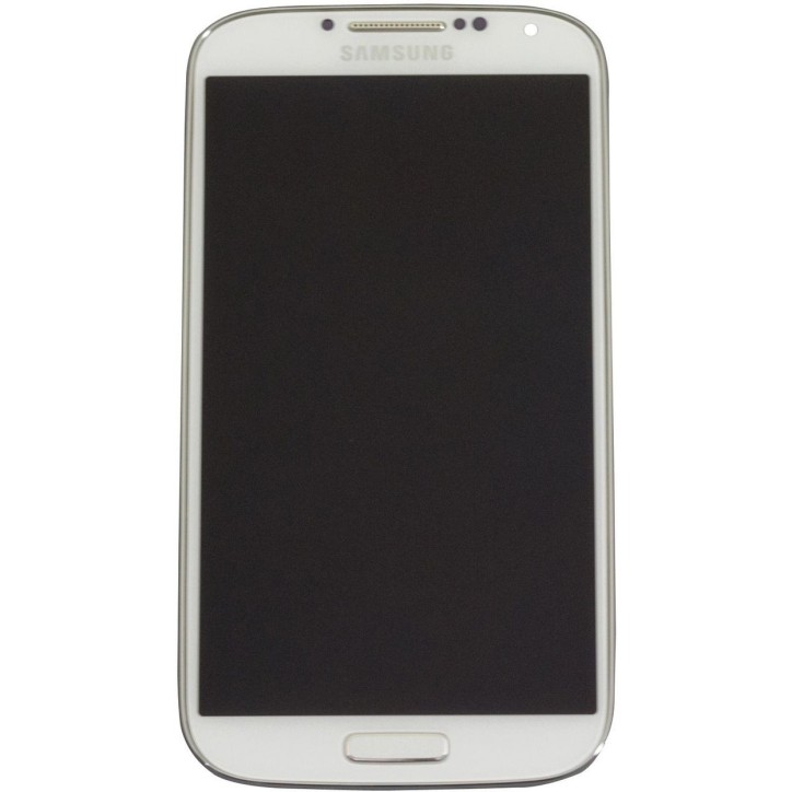 GH97-14655A Samsung Samsung GT-I9505 Galaxy S4, complete front + LCD + touchscreen, white Samsung Galaxy (Mobilephone) S4 (GT-I9