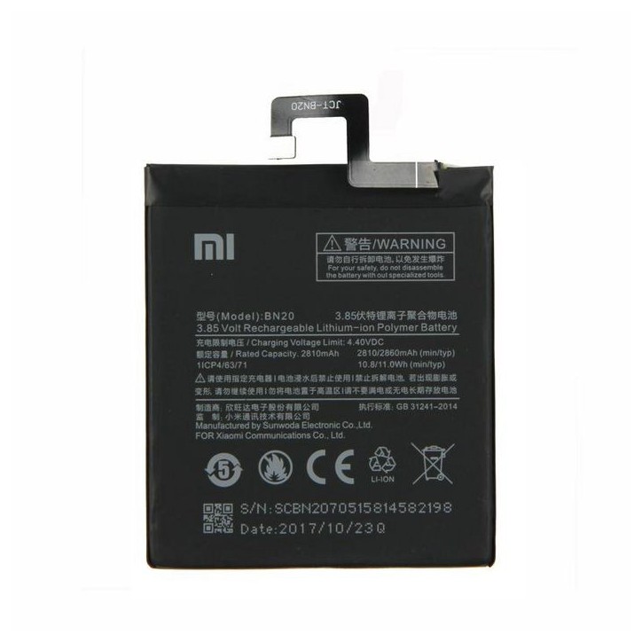 MOBX-XMI-MI5C-BAT CoreParts Battery for Mi Mobile 10.87Wh Li-ion 3.8V 2860mAh, Mi 5C BN20 Original Xiaomi Mi 5C