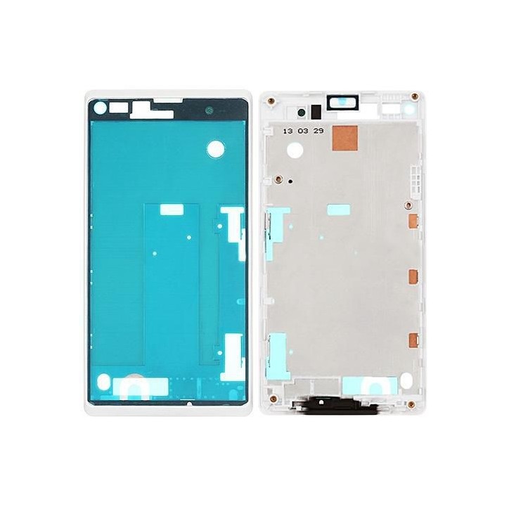 MSPP72435 CoreParts Sony Xperia L S36h C2104, C2105 Front Frame White Sony Mobile Xperia L C2105 S36H