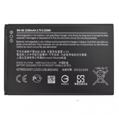 MSPP73411 MSPP73411 CoreParts Battery for Microsoft Mobile 5.55Wh Li-ion 3.7V 1500mAh, Microsoft Lumia 430 Dual SIM BN-06 Mic...