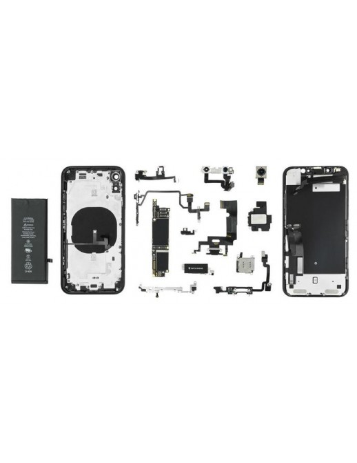 MSPP75575 MSPP75575 CoreParts iPhone iPhone XR Side Buttons Set - Black OEM New