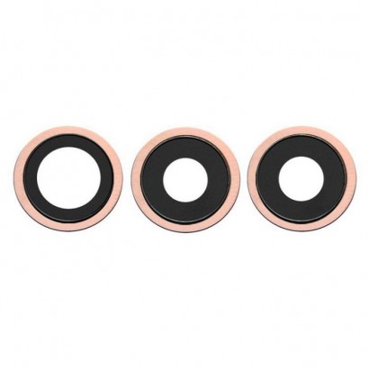 MOBX-IP12PRO-13 MOBX-IP12PRO-13 CoreParts Apple iPhone 12 Pro Rear Camera Holder with Lens (3pcs/set) - Gold iPhone 12 Pro Ap...