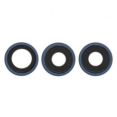 MOBX-IP12PRO-14 MOBX-IP12PRO-14 CoreParts Apple iPhone 12 Pro Rear Camera Holder with Lens (3pcs/set) - Pacific Blue iPhone 1...