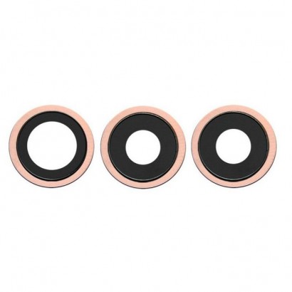 MOBX-IP12PROMAX-23 MOBX-IP12PROMAX-23 CoreParts Apple iPhone 12 Pro Max Rear Camera Holder with Lens (3pcs/set) - Gold iPhone...