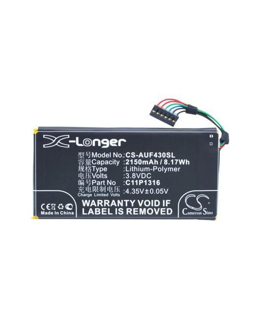 TABX-BAT-AUF430SL TABX-BAT-AUF430SL CoreParts Battery for Asus Mobile 8.17Wh Li-ion 3.8V 2150mAh, for A11, Padfone mini 4.3, ...