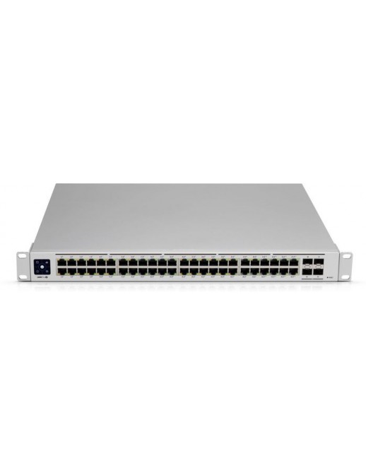 USW-PRO-48 USW-PRO-48 Ubiquiti 48x Gigabit Ethernet, 4x 10G SFP+, L2/L3, 1.3" Touch, 176Gbps, 60W 827894