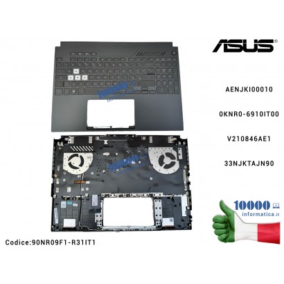 90NR09F1-R31IT1 Tastiera Italiana Completa di Top Case Superiore ASUS TUF Gaming F15 FX507Z FX507ZM FX507ZW (retroilluminata)...