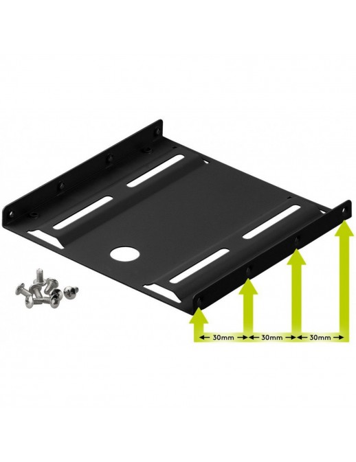 ICA-FF-3-144 GOOBAY Adattatore Caddy Drive Bay Hard Disk da 2.5" a 3.5"
