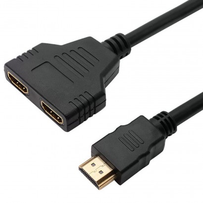 HD13B LinQ Adattatore Sdoppiatore HDMI Maschio a 2 HDMI Femmina
