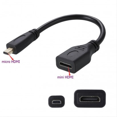 HD-C4320 LinQ Adattatore Video da Micro HDMI Maschio a Mini HDMI Femmina