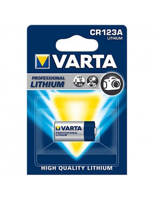VARTA-CR123 Varta Batteria Pila Al Litio CR 123 A 3V