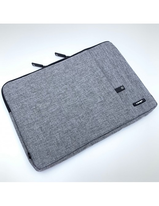 L50-GREY LinQ Custodia Tasca Fodera Notebook 14" Grigia L50