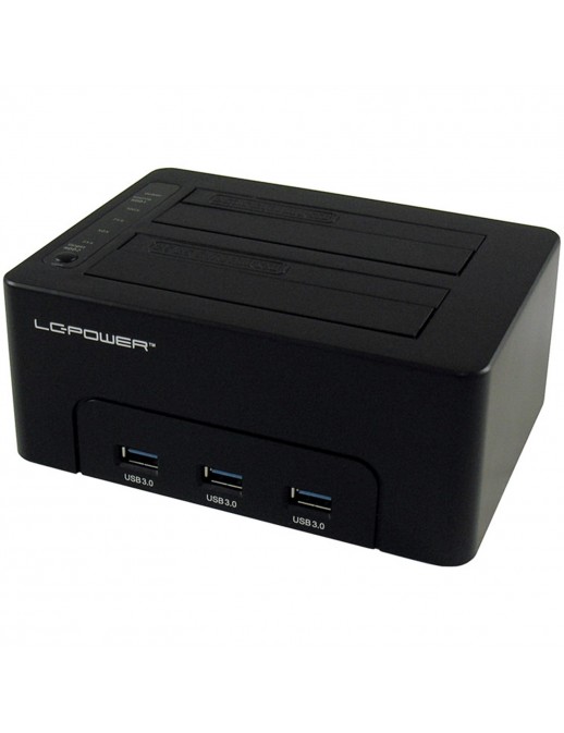LC-DOCK-U3-HUB LC-Power Docking Station Hard Disk Dual-Bay USB 3.0 LC-DOCK-U3-HUB